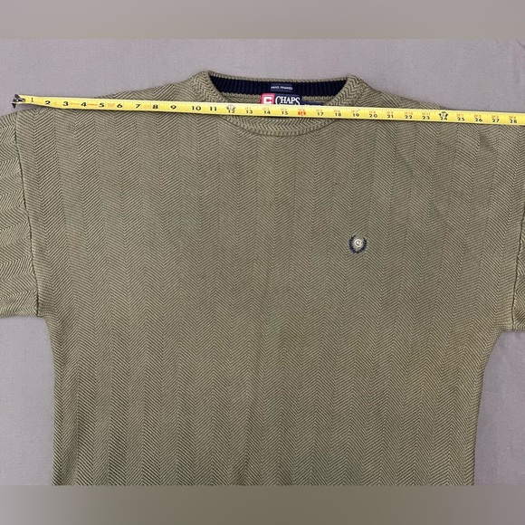 Ralph Lauren Chaps Men’s Army Green Color Sweater Size XXL - Picture 6 of 7